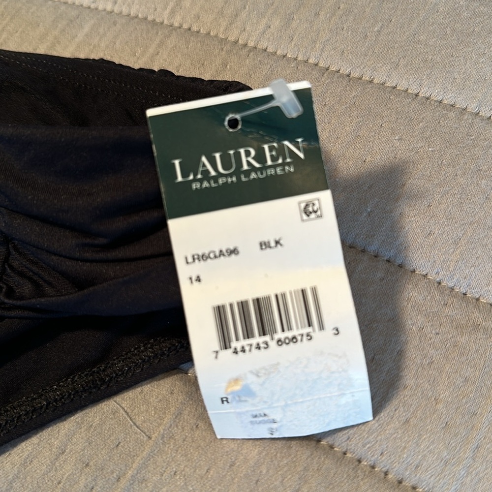 Ralph Lauren Classic Black Swimwear Bottom - Picture 3 of 11